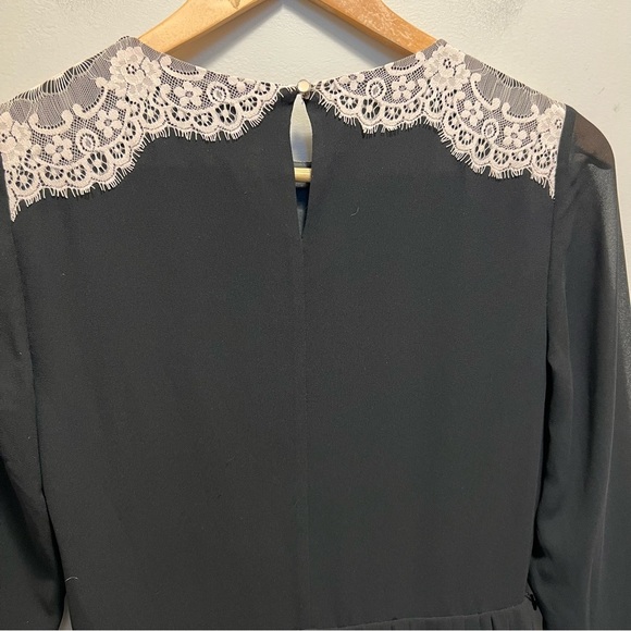 Ted Baker Olivhia Black Lace Dress Size 4 - Picture 4 of 15
